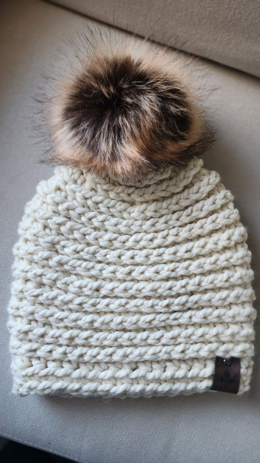 Toasted Marshmallow Beanie