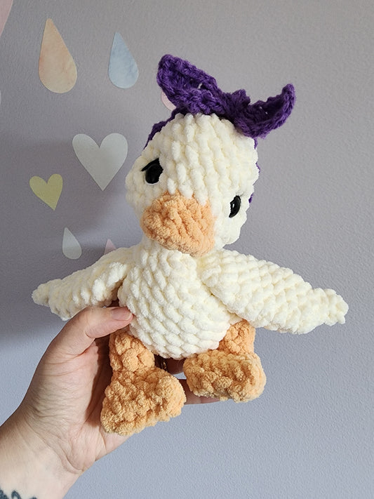 White Crochet Duckling